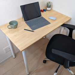 USBコンセント対応】45.Work Desk 90×40 色が選べる 組立工具不要
