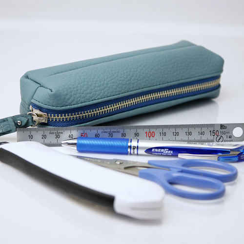 本革厚シボレザー>Lサイズレザーペンケース/BR504 ペンケース レザリ