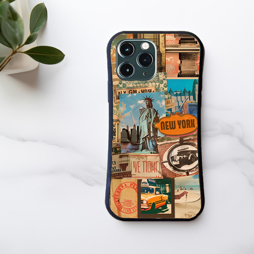南国デザイン ヤシの木 iphoneケース 期間限定セール★西海岸カリフォルニア ヤシの木のウッドパネルiphoneケース ハワイアンスマホケース