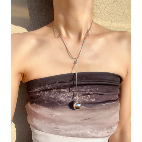 ヴィンテージ VINTAGE チューブ スネーク チェーン ネックレス