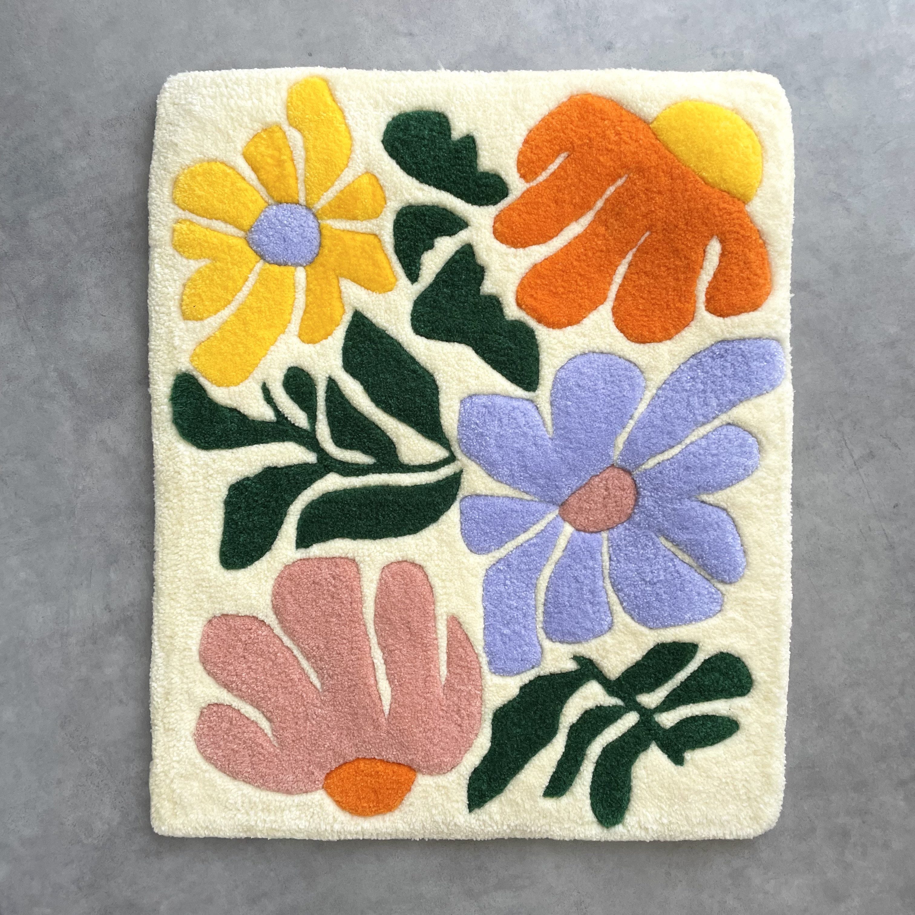 flower rug 01 4,000円
