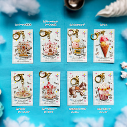 いちごチャーム付き ショートケーキバッグチャーム【受注生産】 バッグ