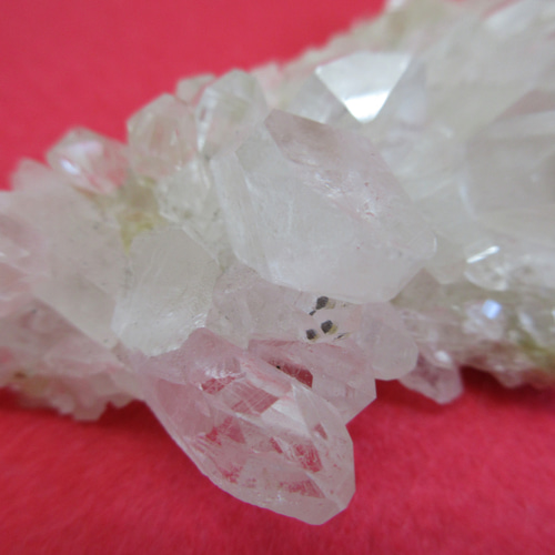 工場 ルチル入り マニハール産 水晶クラスター F ルチル入り