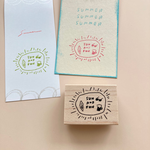 Summerコンプリートセット【ラバースタンプ】 はんこ・スタンプ