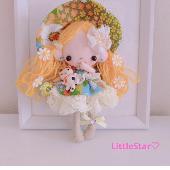 ハンドメイドドールチャーム4点ナツです！ 再販❤️ハンドメイド♡ドールチャーム
