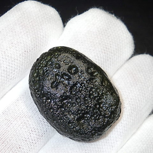 ☆モルダバイト隕石☆9.8g/28.6mm☆天然ガラス☆modavite 天然石