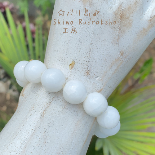 ケオン・コクーン】大玉14mmビーズ☆ブレスレット ネックレス