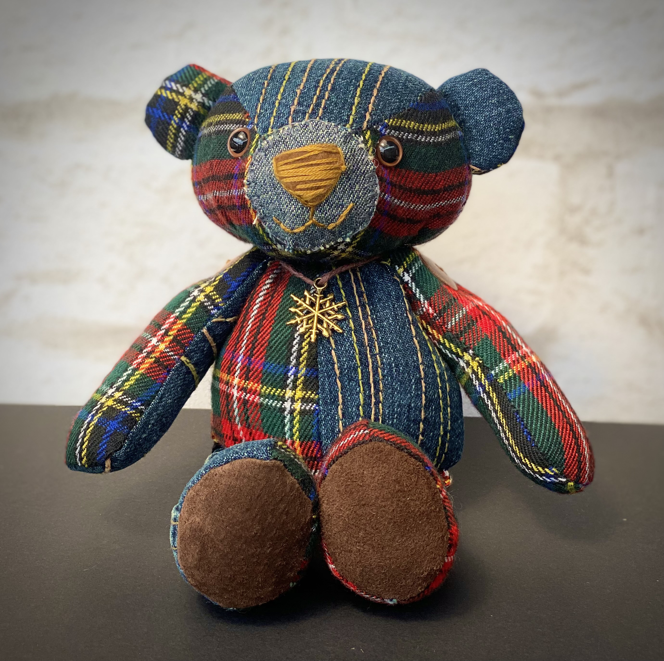 RB.36 Denim × Red check