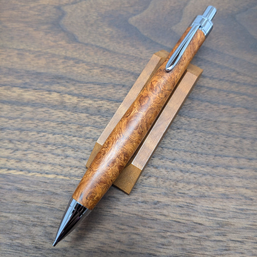 新作】花梨瘤杢 シャープペンシル No.572 ペン・筆記用具 工房