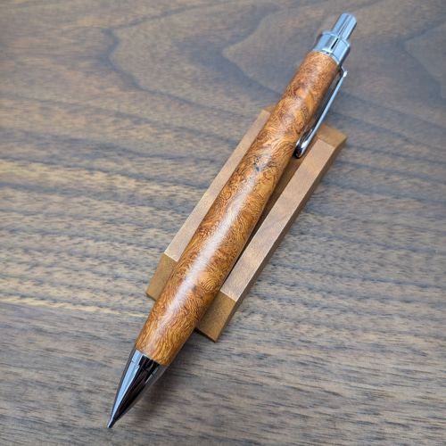 新作】花梨瘤杢 シャープペンシル No.572 ペン・筆記用具 工房