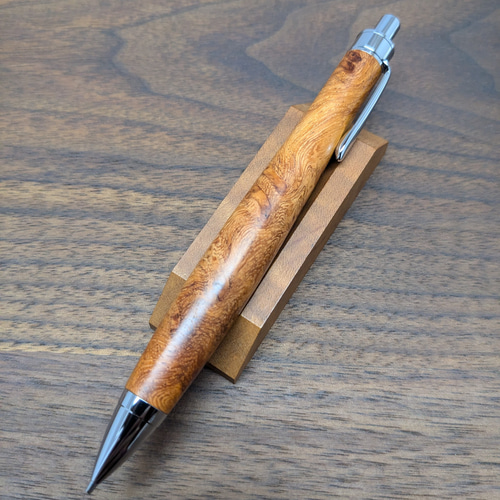 新作】花梨瘤杢 シャープペンシル No.573 ペン・筆記用具 工房 TAISHI