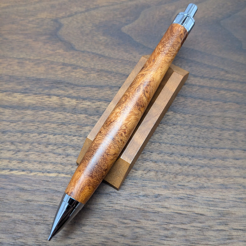 新作】花梨瘤杢 シャープペンシル No.573 ペン・筆記用具 工房 TAISHI