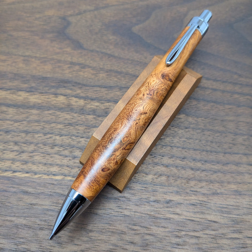 新作】花梨瘤杢 シャープペンシル No.573 ペン・筆記用具 工房 TAISHI