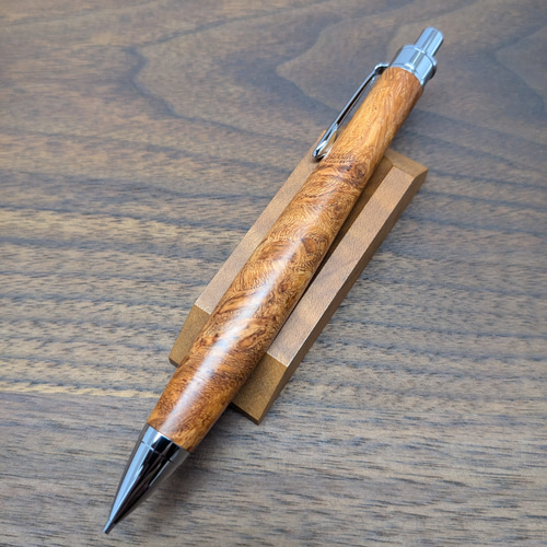 新作】花梨瘤杢 シャープペンシル No.573 ペン・筆記用具 工房 TAISHI