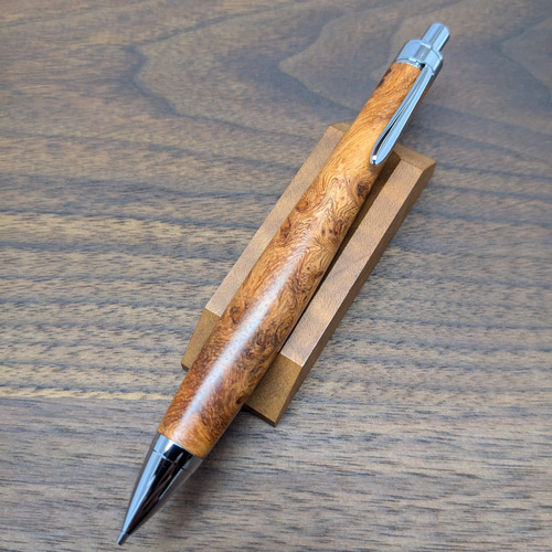 新作】花梨瘤杢 シャープペンシル No.573 ペン・筆記用具 工房 TAISHI