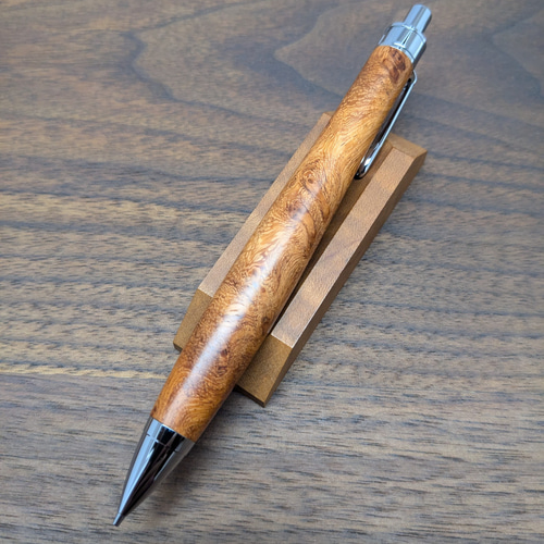 新作】花梨瘤杢 シャープペンシル No.573 ペン・筆記用具 工房 TAISHI