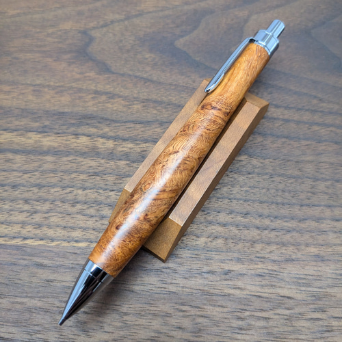 新作】花梨瘤杢 シャープペンシル No.573 ペン・筆記用具 工房 TAISHI