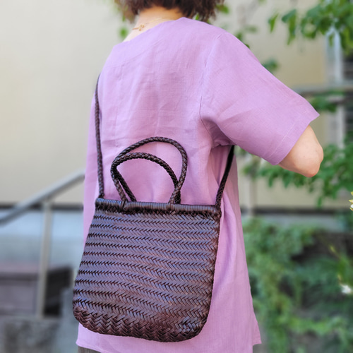 イチ　レザー編み込みバッグ　可愛いです Amazon | [GJHFCXSZ] トレンド感のあるレザー編み込みショルダー
