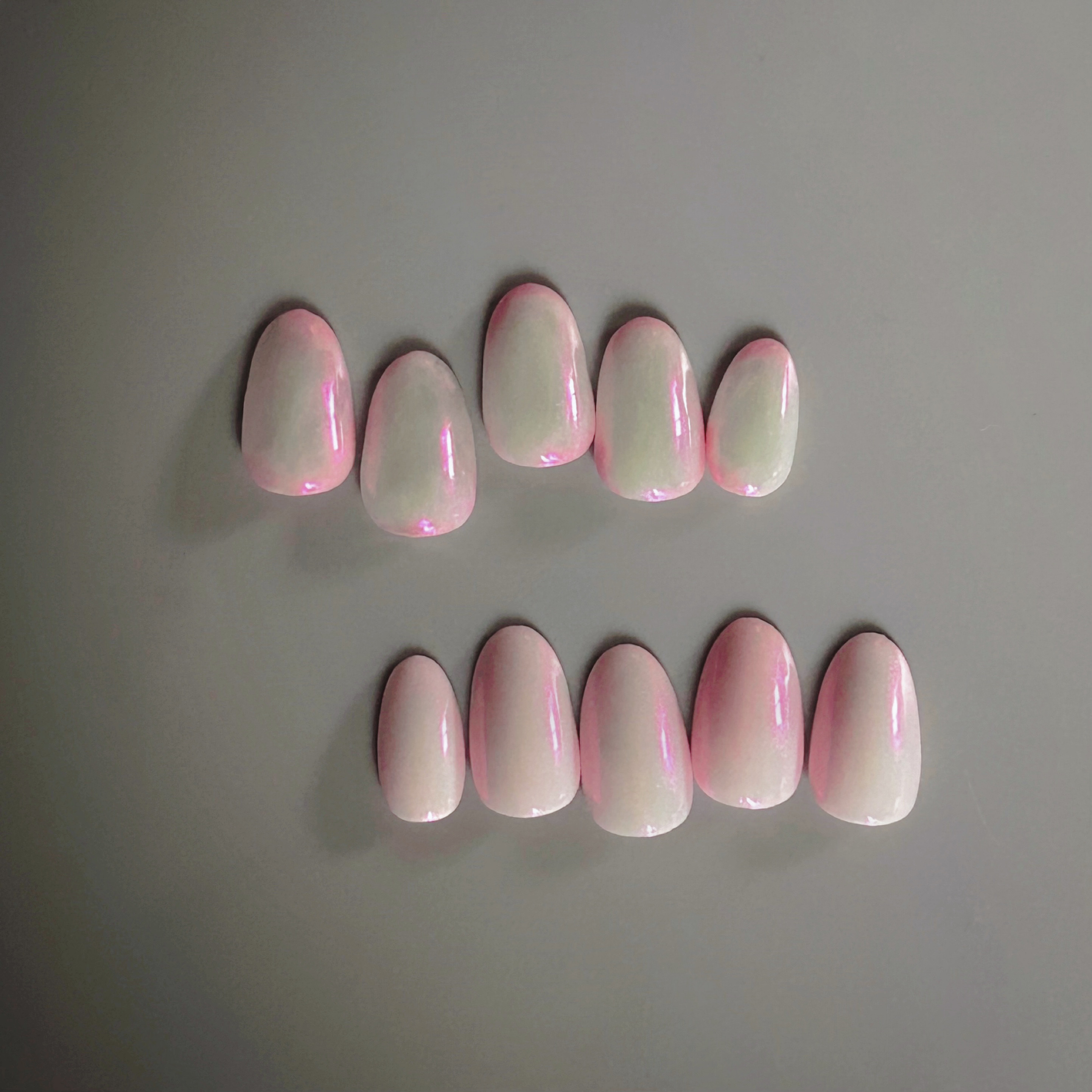 ネイルチップ 「pinkとピンク」 シンプルネイル 個性的ネイル