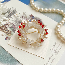 ワインレッド ブローチ の人気通販｜Creema(クリーマ) ハンドメイド