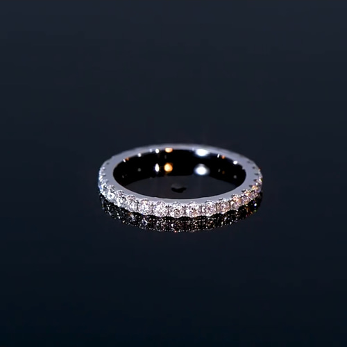 【maayaページ】2mm／12号 モアサナイトフルエタニティ 受注製作 キャンペーン価格！フルエタニティ リング 2mm