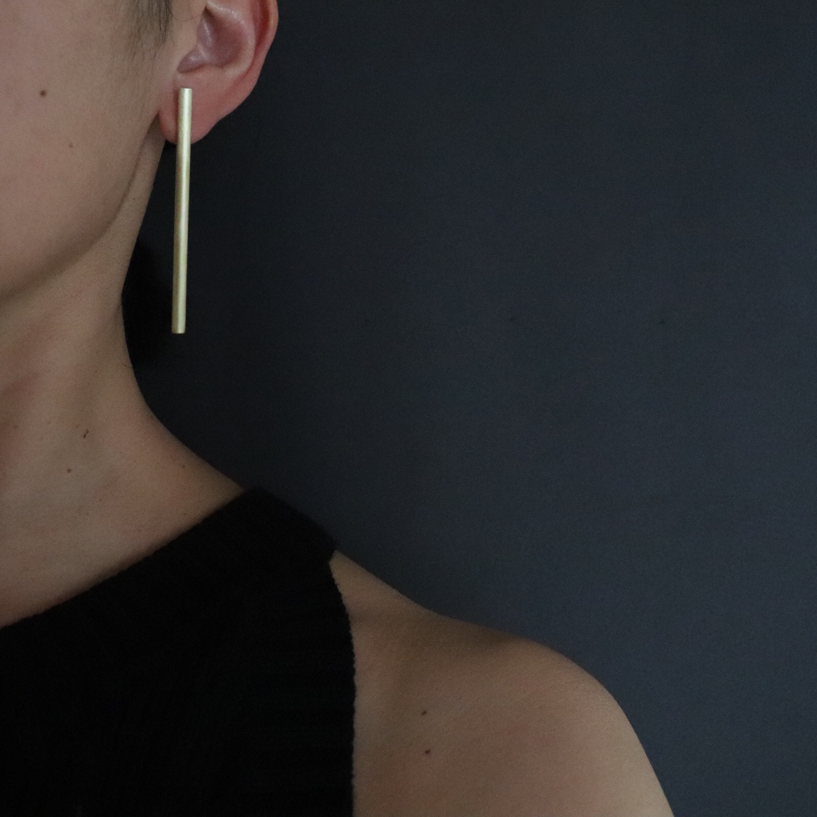 【stick4.0×真鍮×両耳用】5〜7cm/スティックピアス/バーピアス/棒ピアス/受注制作 4,930円