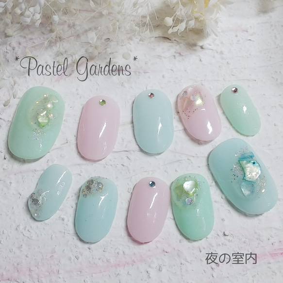 ネイルチップ シンプル 青 アニマル 緑 水色 ネイルチップオーダー 韓国 3f9543a2876dff213250e5adae3dfc