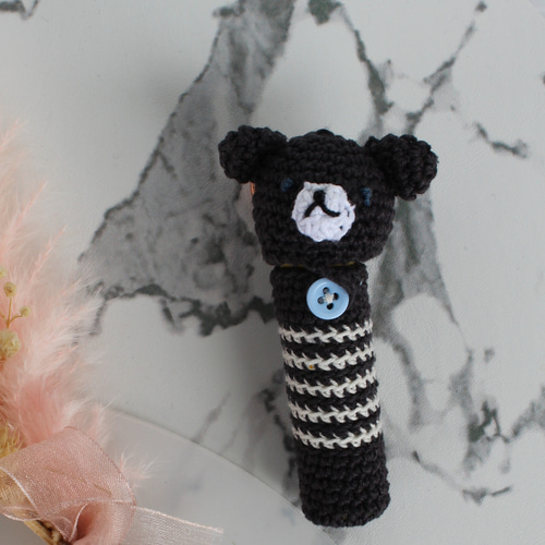 送料無料】ブラックくまちゃん リップケース バックチャーム その他