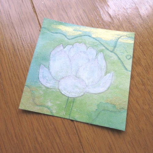 蓮の花 原画 絵画 額縁付き アート インテリア 蓮の花 原画 絵画 額縁付き アート インテリア Amazon.co.jp