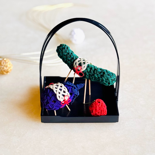 水引お供え飾り【精霊馬・精霊牛・酸漿】セット その他インテリア雑貨