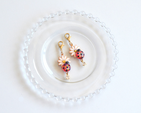 ☆てんとう虫チャーム(キラキラ) 11枚目の画像