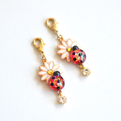 ☆てんとう虫チャーム(キラキラ) 10枚目の画像