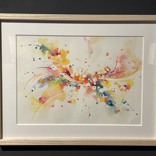 夢のカケラ】グラスアート イラスト 水彩画 原画 アート・写真