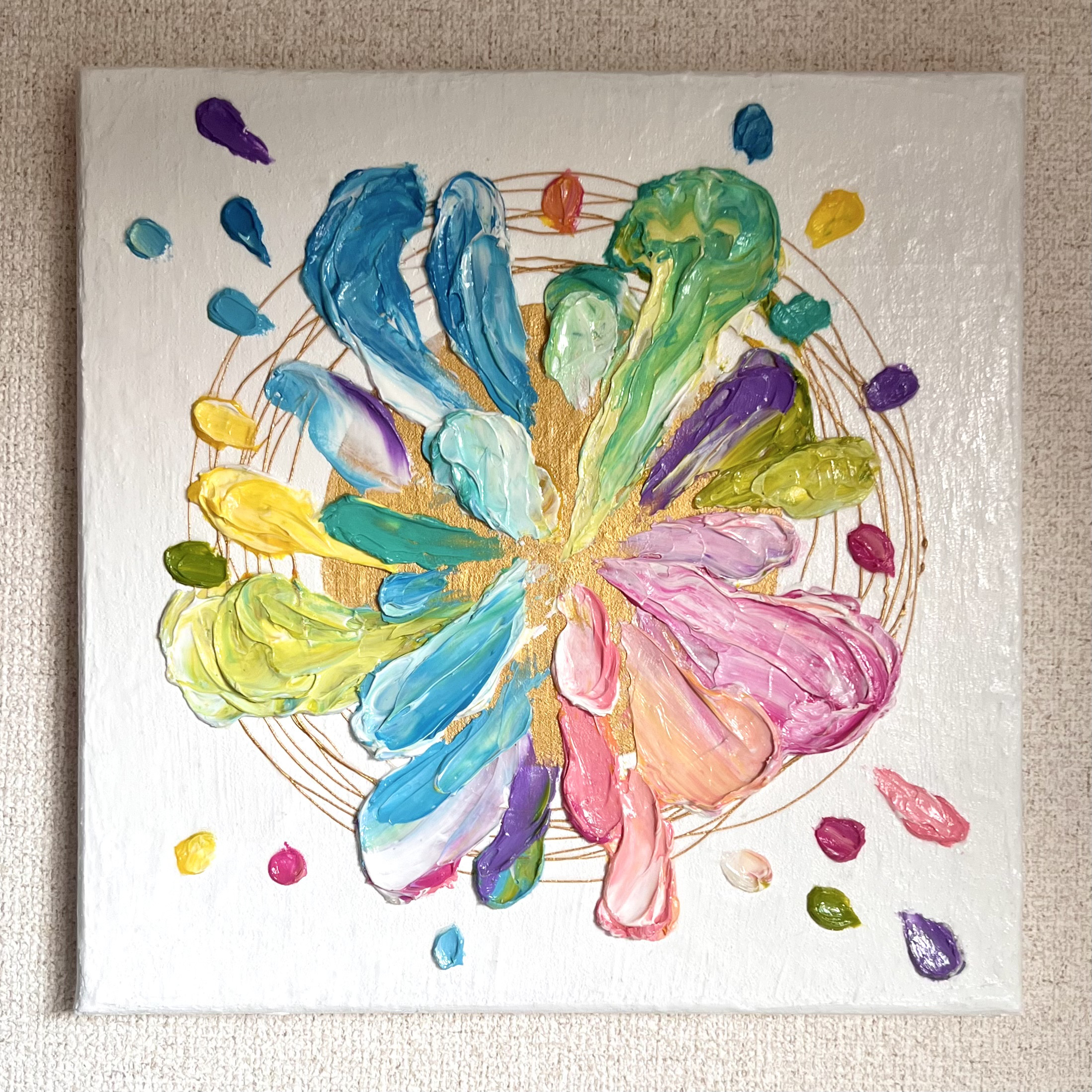 油絵 絵画 【田んぼのひまわり道】 油絵 絵画【田舎の田んぼ】 絵画 HR 通販 16251942｜Creema