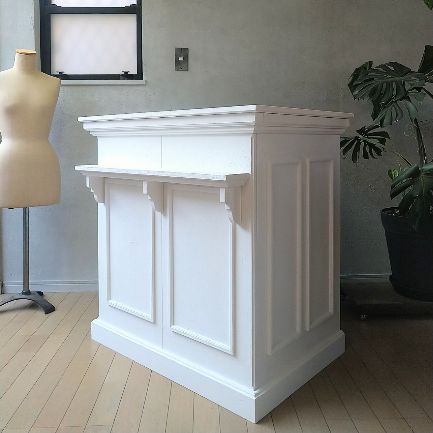 アンティーク風 セミオーダーチェスト4段8杯