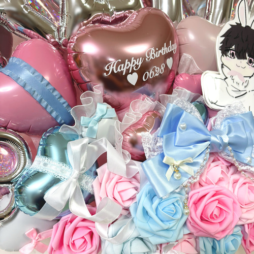 推し活 バルーンギフト バルーンアレンジ 生誕祭 誕生日ギフト
