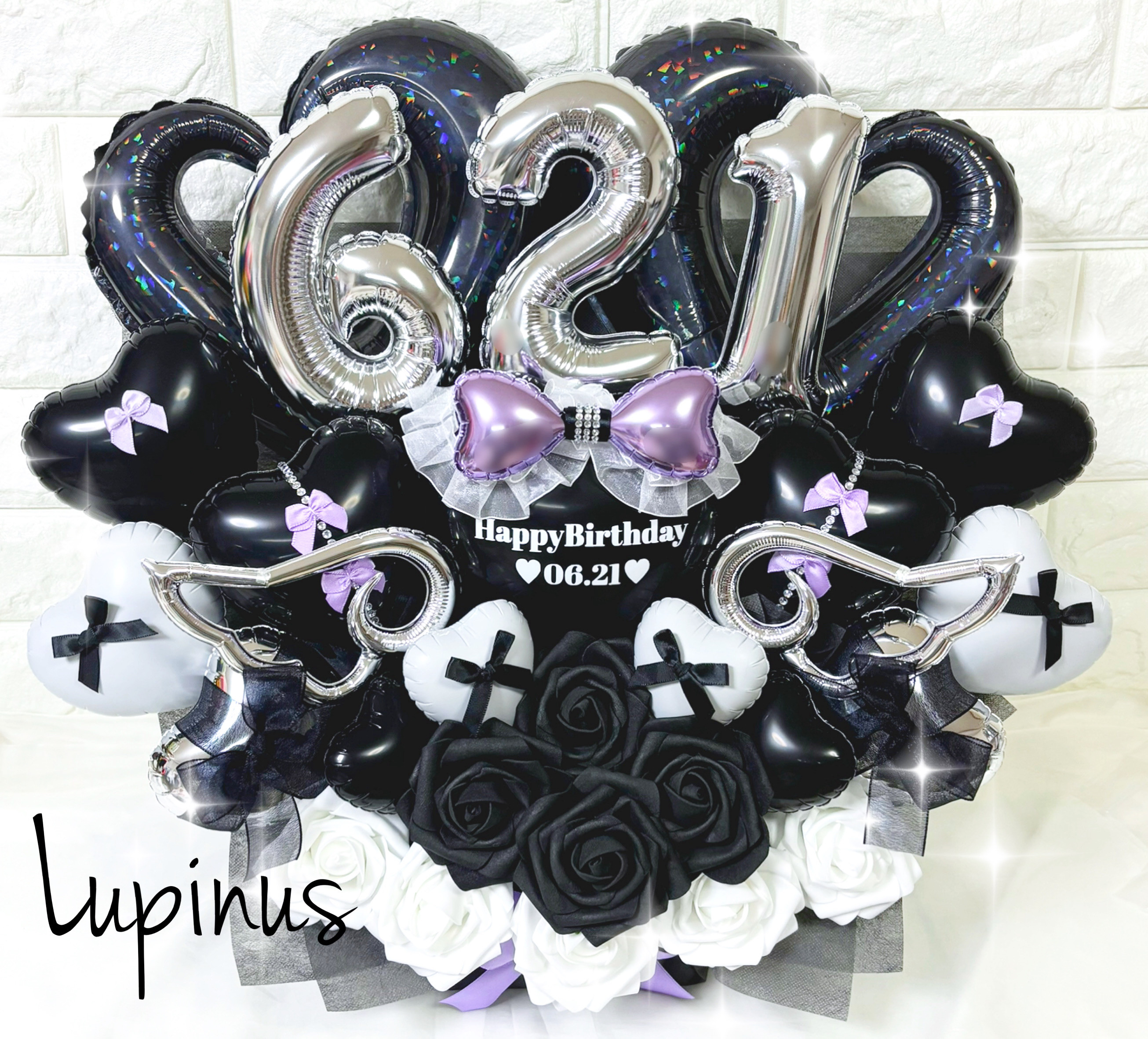 【推し活】バルーンアレンジ 3文字 生誕祭 誕生祭 推し活 卒業式 成人式