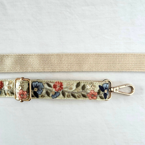 印度刺繡絲帶智慧型手機肩帶、肩帶，5 種顏色 第11張的照片