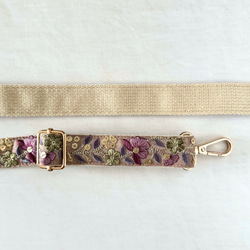 印度刺繡絲帶智慧型手機肩帶、肩帶，5 種顏色 第10張的照片