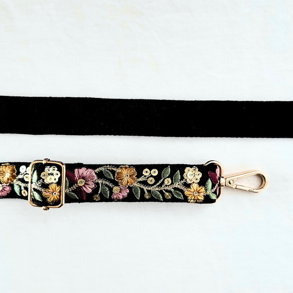 印度刺繡絲帶智慧型手機肩帶、肩帶，5 種顏色 第13張的照片
