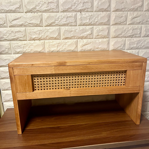 かごめ編みシリーズ第4弾】かごめ編みサイドテーブル 子ども用テーブル  