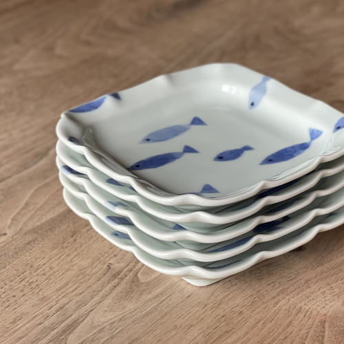 はらぺこ 手作り 民平焼 白磁小皿 6枚 珉平焼小判形皿 (黄色・中) – Gallery Nisui