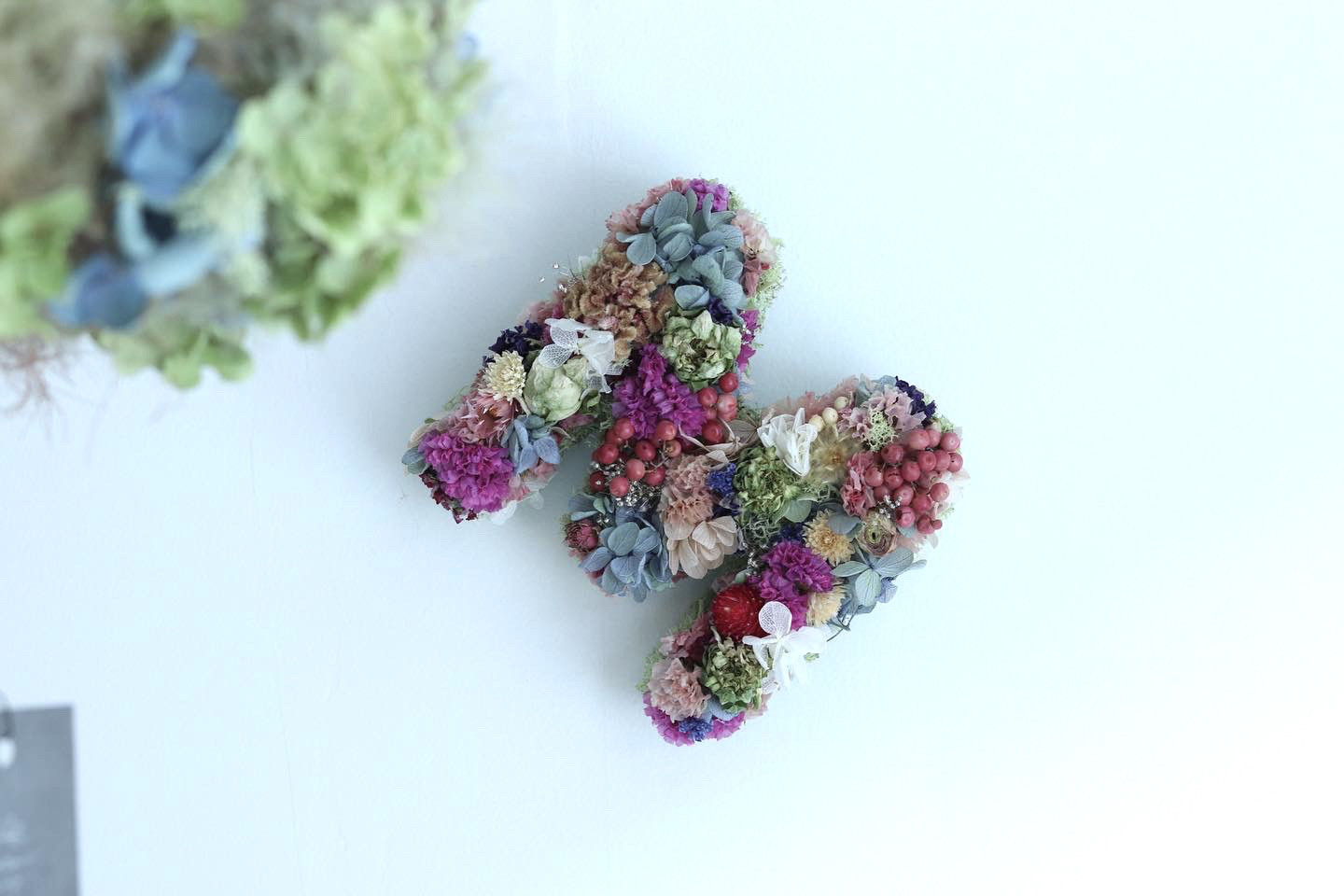 イニシャルフラワー　お好きな文字で　結婚式　お祝い