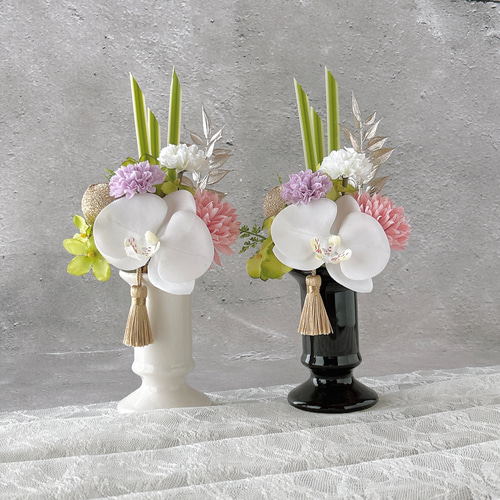 お供え花『華』【アーティフィシャルフラワー仏花】仏花 供花 モダン仏