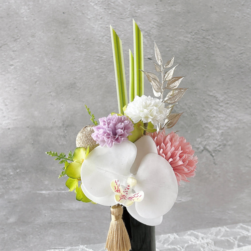 お供え花『華』【アーティフィシャルフラワー仏花】仏花 供花 モダン仏