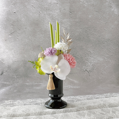 お供え花『華』【アーティフィシャルフラワー仏花】仏花 供花 モダン仏