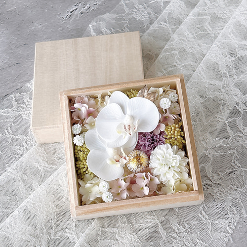 桐箱お供え花『綾』【アーティフィシャルフラワー仏花】仏花 供花