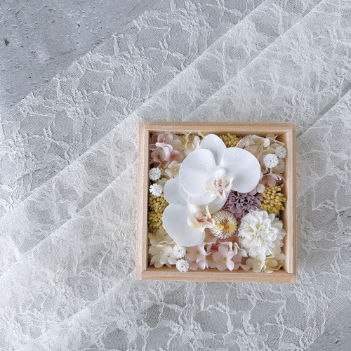 桐箱お供え花『綾』【アーティフィシャルフラワー仏花】仏花 供花