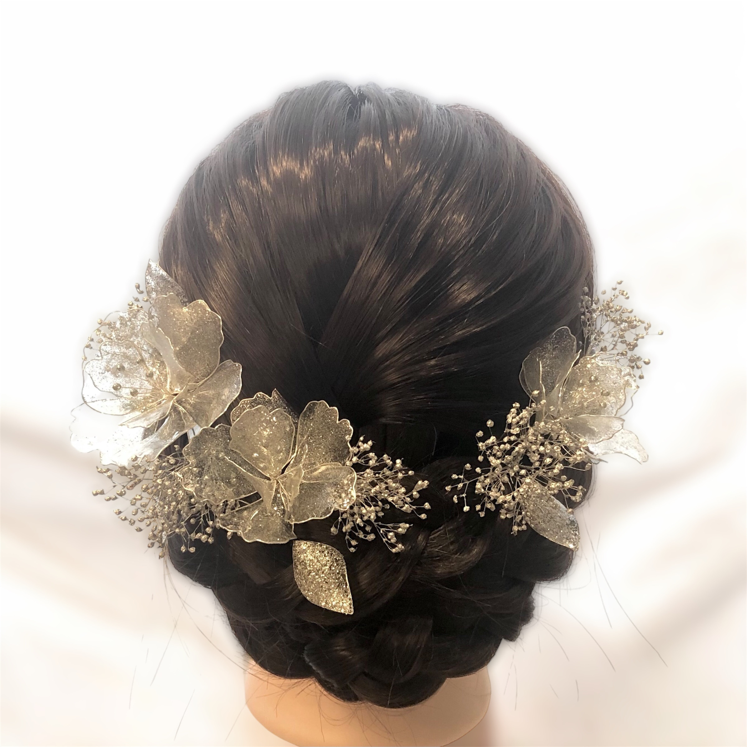 フラワーヘアアクセサリー フラワーヘアアクセサリー
