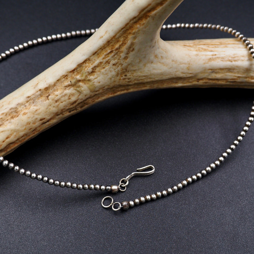 ナバホパール シルバービーズ チョーカーネックレス インディアン